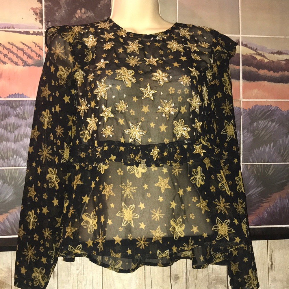 Star Struck Chiffon Blouse